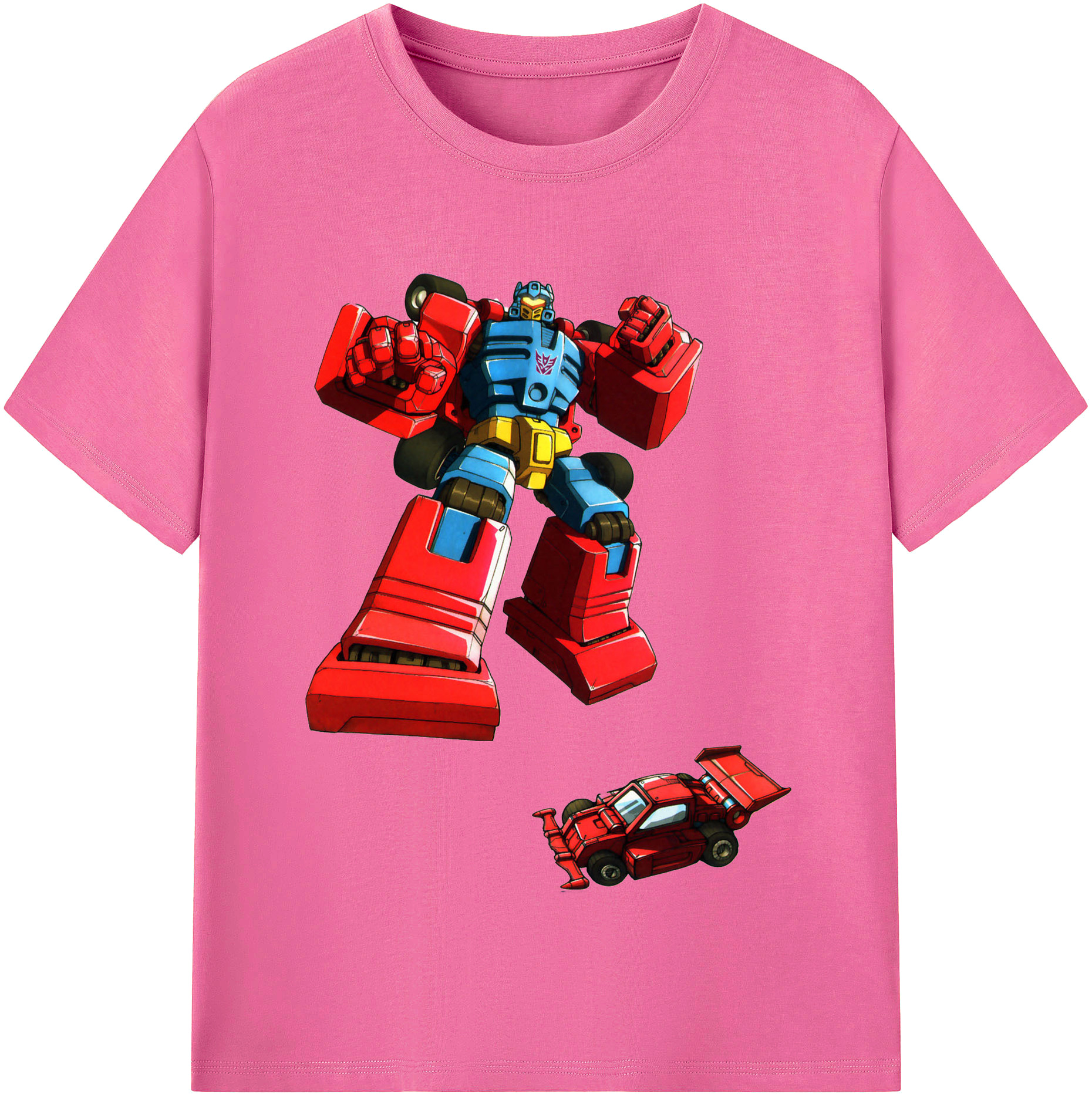 （画像用）  レディースカジュアルプリントTシャツ（綿100％）